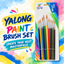 Yalong To Go paint brush set with colourful handles, model YL-193718