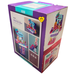 4 in 1 Mobile Hair Salon Playset – Versatile and Portable Pretend Play for Kids 3+