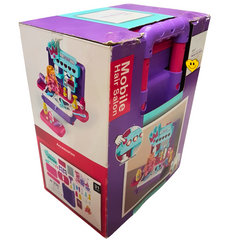4 in 1 Mobile Hair Salon Playset – Versatile and Portable Pretend Play for Kids 3+