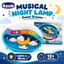 Kaichi musical night lamp Sweet Dreams product banner, moon and clouds, 12+ months