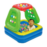 2 in 1 Pool & Housetop combination with 100 Balls