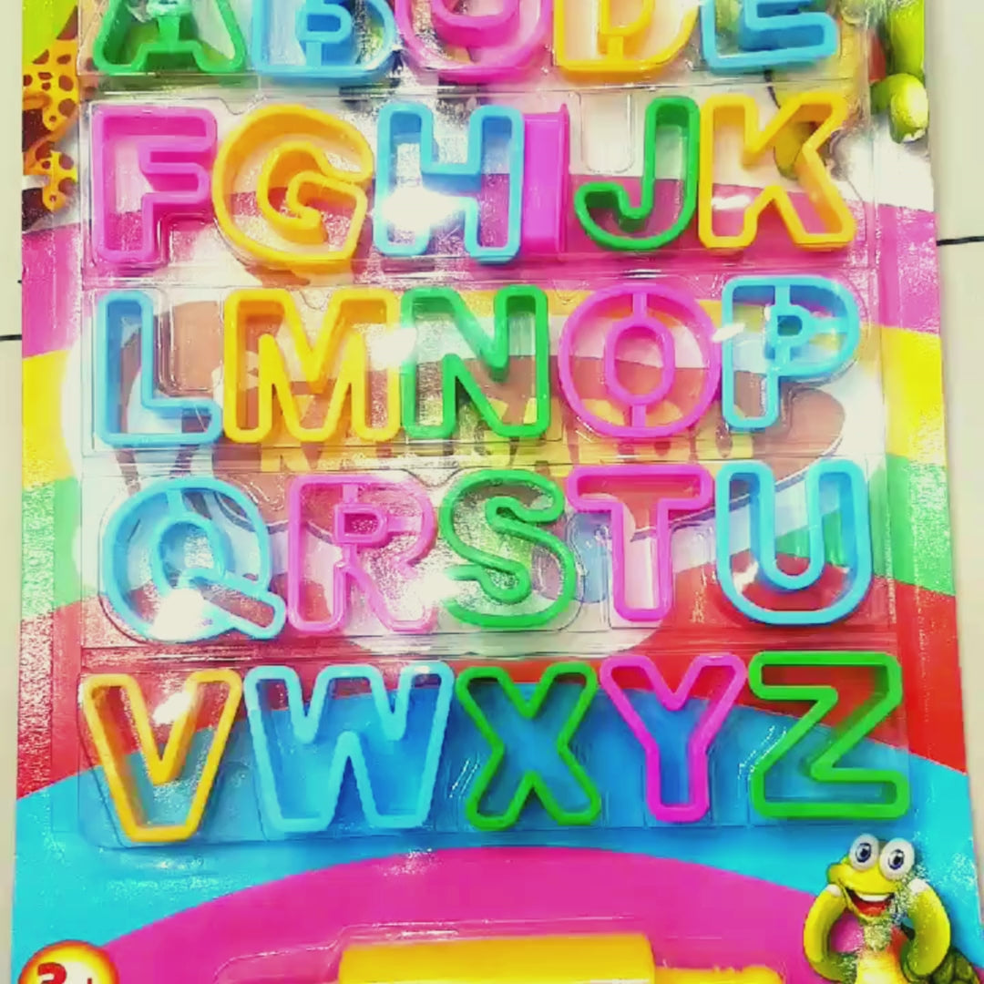 ABC Learning Clay Shapes: Educational & Fun Alphabet Molding Set for Kids Aged 3+ | Perfect Gift Idea