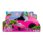 Barbie Pink Convertible 2-Seater Vehicle With Rolling Wheels, For 3 To 7 Year Olds