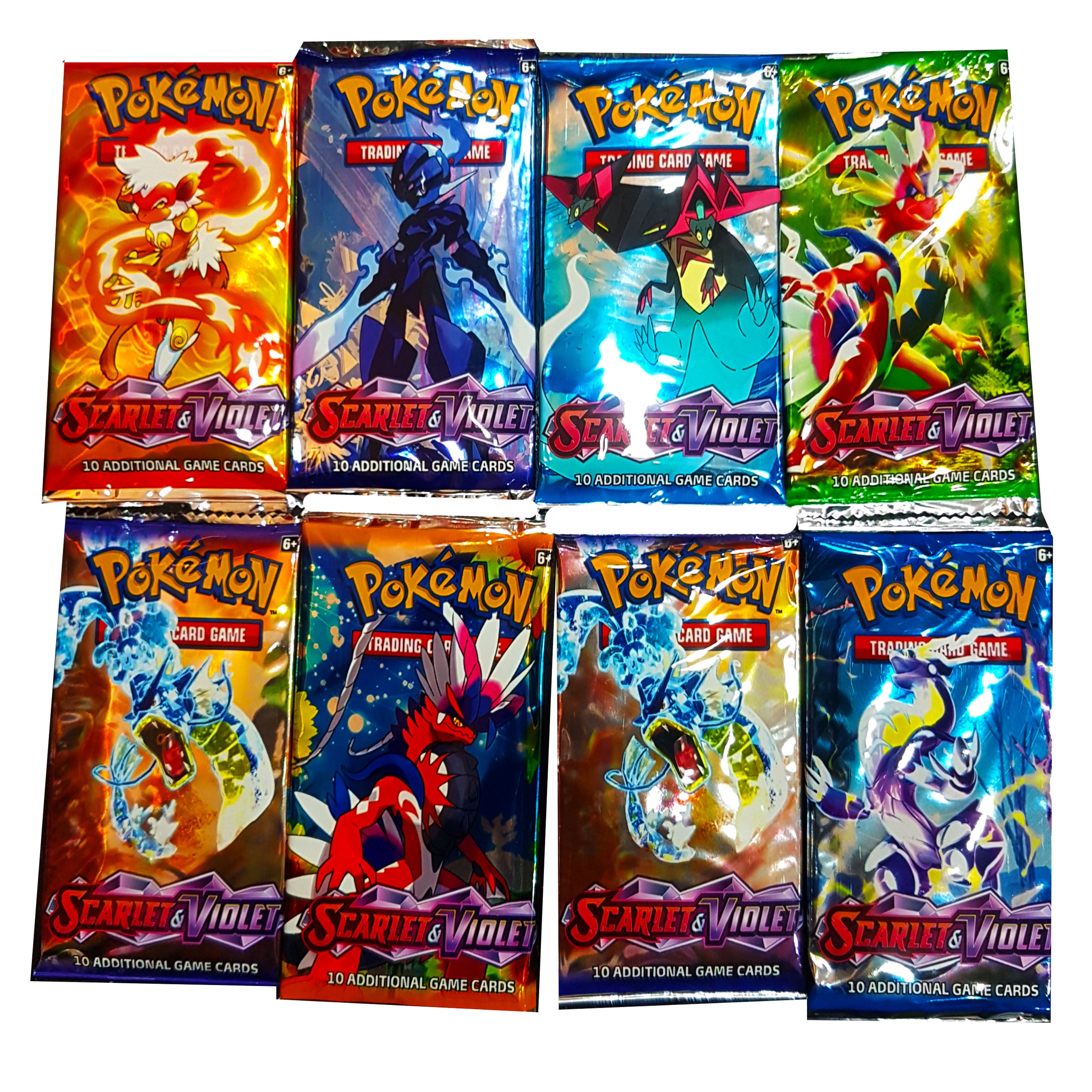 New Arrival: 8-Pack Pokemon Card Game Set - Perfect Gift for Boys & Kids - Exciting Pokemon Trading Card Game Adventure