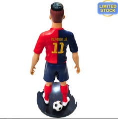 Neymar Jr Football Action Figure – 8 Inch Soccer Toy for Kids | Limited Edition Barcelona Jersey Collectible