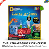 National Geographic Completely Gross Chemistry Set for Kids – STEM Science Experiment Kit with 20 Fun Activities | Educational Learning Toy for Boys & Girls