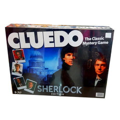 Cluedo Sherlock Edition: Classic Mystery Board Game for 2-6 Players – Featuring Unique Suspect Cards, Miniature Weapons, Detective Notebook, and Immersive Gameplay