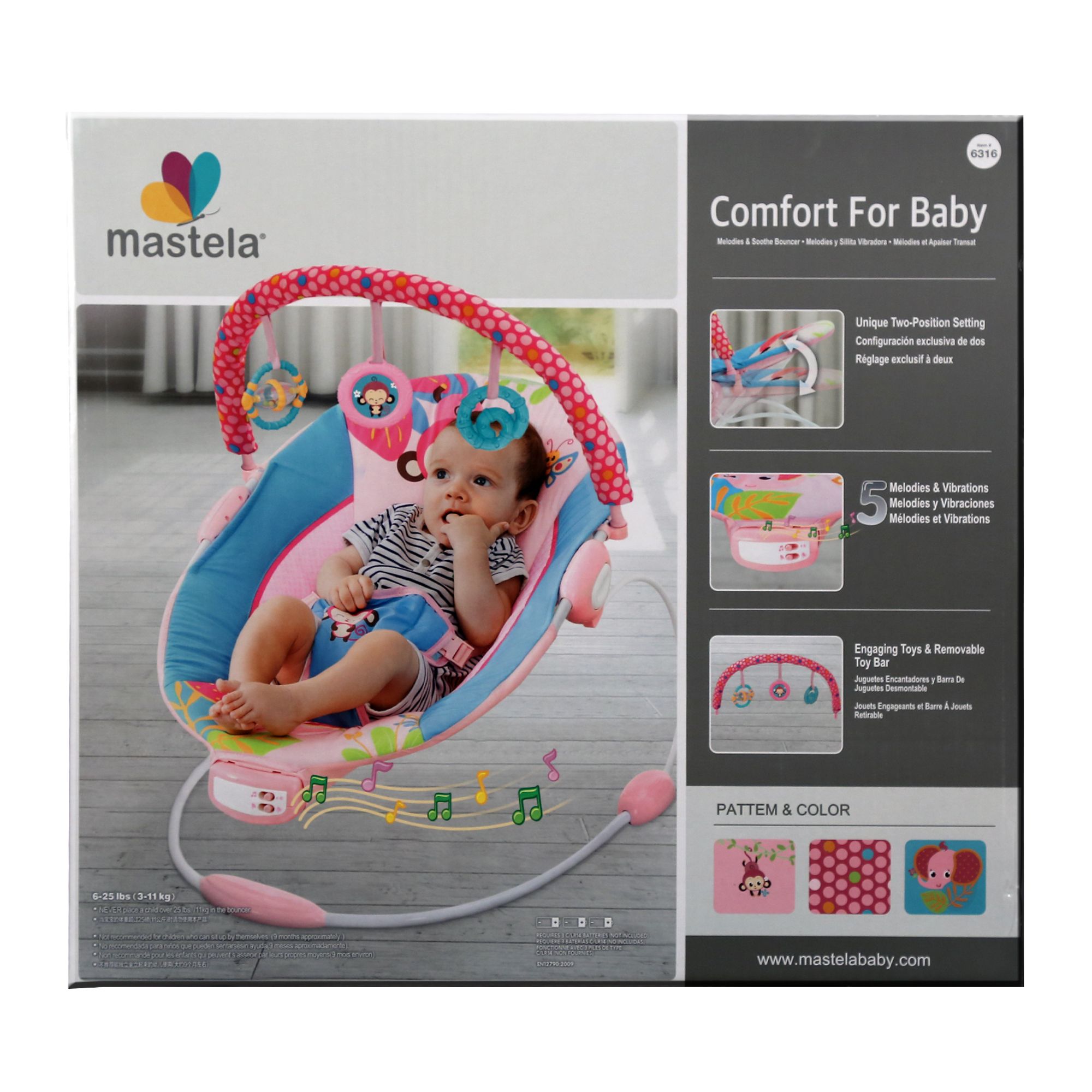 Bouncer mastela newborn to toddler on sale