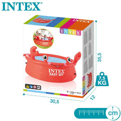 INTEX Happy Crab Easy Set Above Ground Pool 6FTX20INCH
