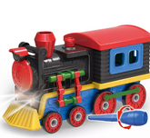 TRAIN MUSICAL DIY ASSEMBLING (75)PCS-P55-04