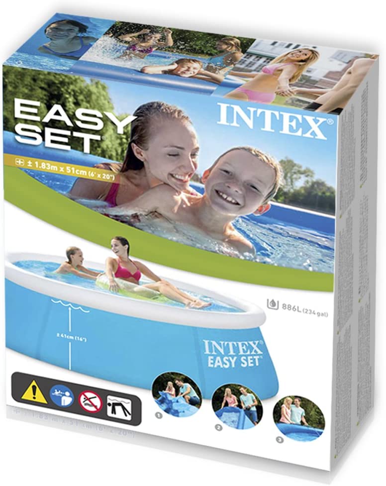 Intex Easy Set Pool, Blue 6FTx20 - One Shop Online Toys in Pakistan