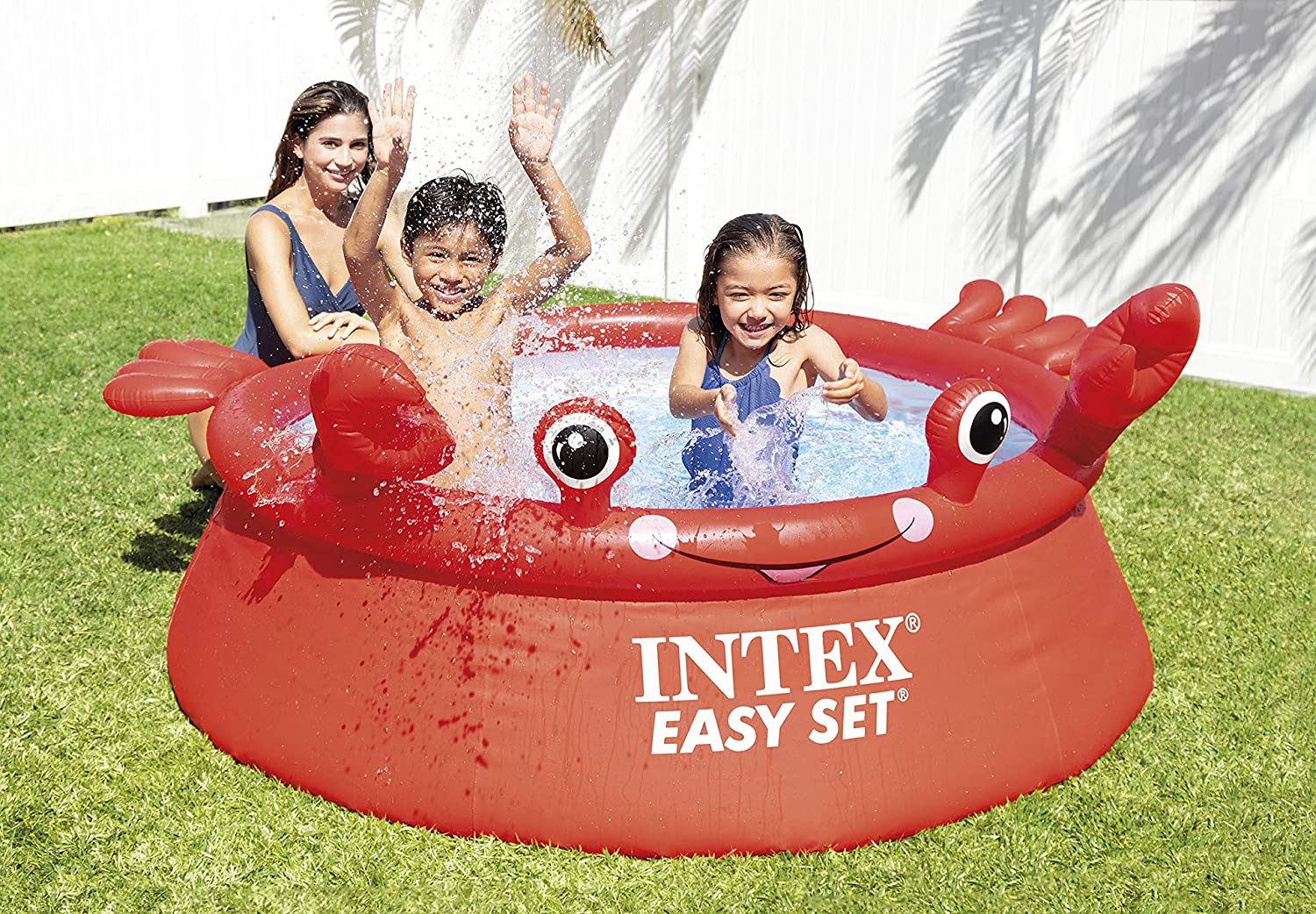 INTEX Happy Crab Easy Set Above Ground Pool 6FTX20INCH