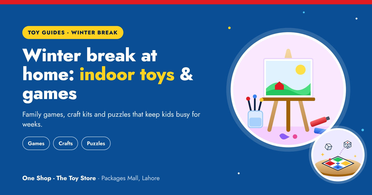 Winter break at home: indoor toys and family games that keep kids busy