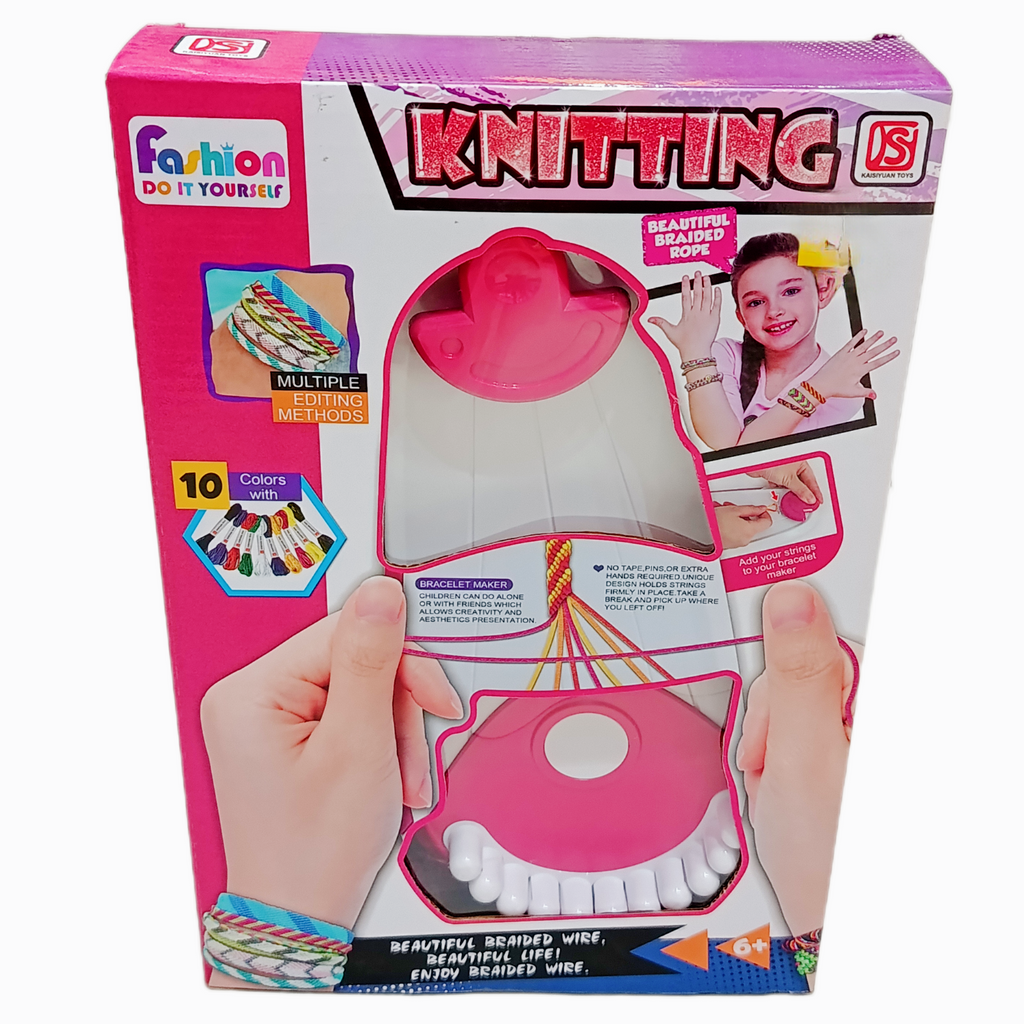 Kausyuan knitting bracelet maker kit front packaging