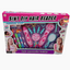 3-in-1 DIY hair beader kit with colourful cords, beads and brush