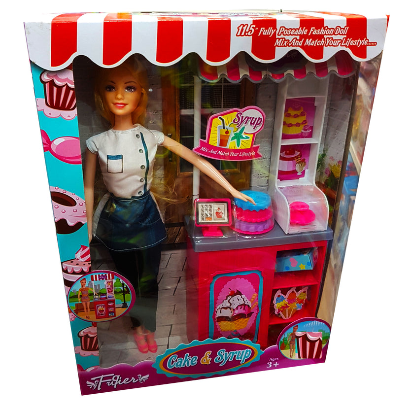 New Arrival: 11.5-Inch Fully Poseable Fashion Doll - Ideal Toy for Girls Up to 10 Years - Mix and Match Styles - Perfect Gift for Young Fashionistas Main image