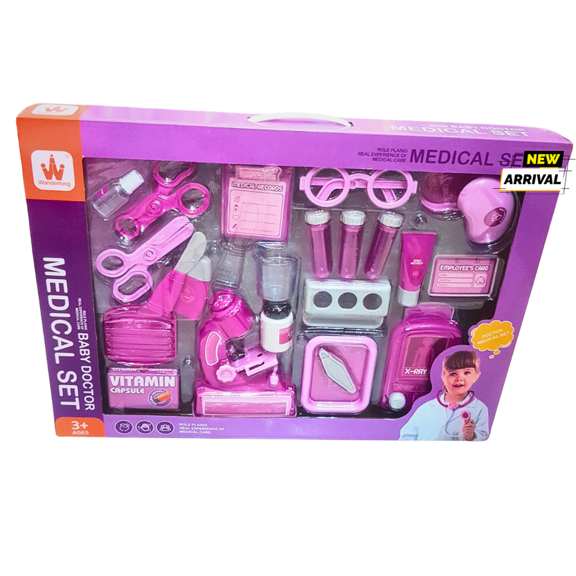 Baby Doctor Medical Set for Kids – 26-Piece Doctor Play Kit with Accessories – Educational Pretend Play for Future Heroes (3+ Years) Main image