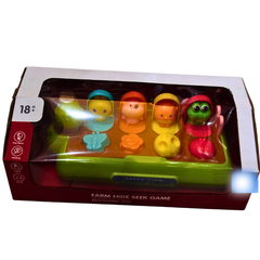 Farm Hide and Seek Game – Interactive Pop-Up Toy for Toddlers (18+ Months) | Educational Learning Toy for Babies’ Motor Skills & Thinking Development