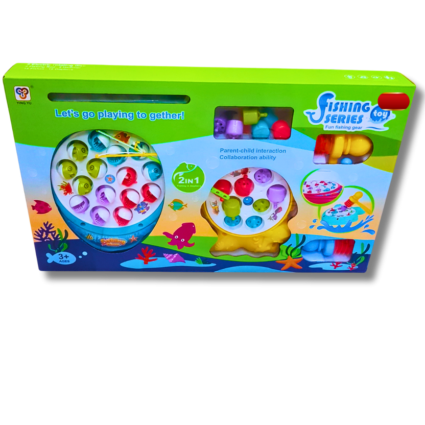 2-in-1 Magnetic Fishing Game Toy for Kids | Interactive Parent-Child Play | Fun & Educational Activity for Ages 3+ Main image