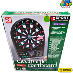 Electronic Dart Board Game with LCD Score Display – Automatic Digital Dartboard Set for Kids & Family | 18 Games, 159 Variations, 2-8 Players