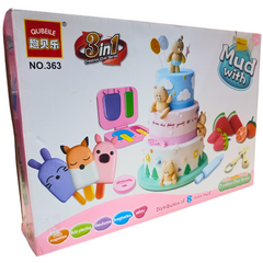 3-in-1 Creative Clay Series Set - Imaginative Cake Design Playset for Kids