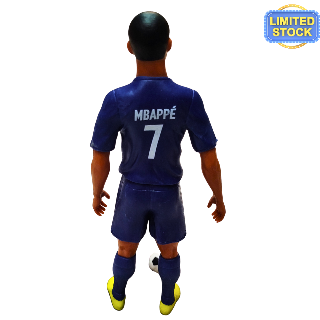 Mbappé Football Action Figure – 8 Inch PSG Toy for Kids | Limited Edition #7 Soccer Star Collectible
