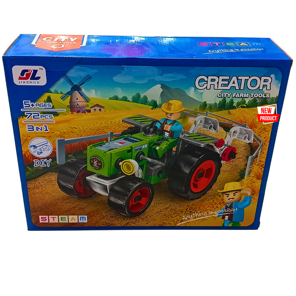 Jiashile 72-piece tractor packaging