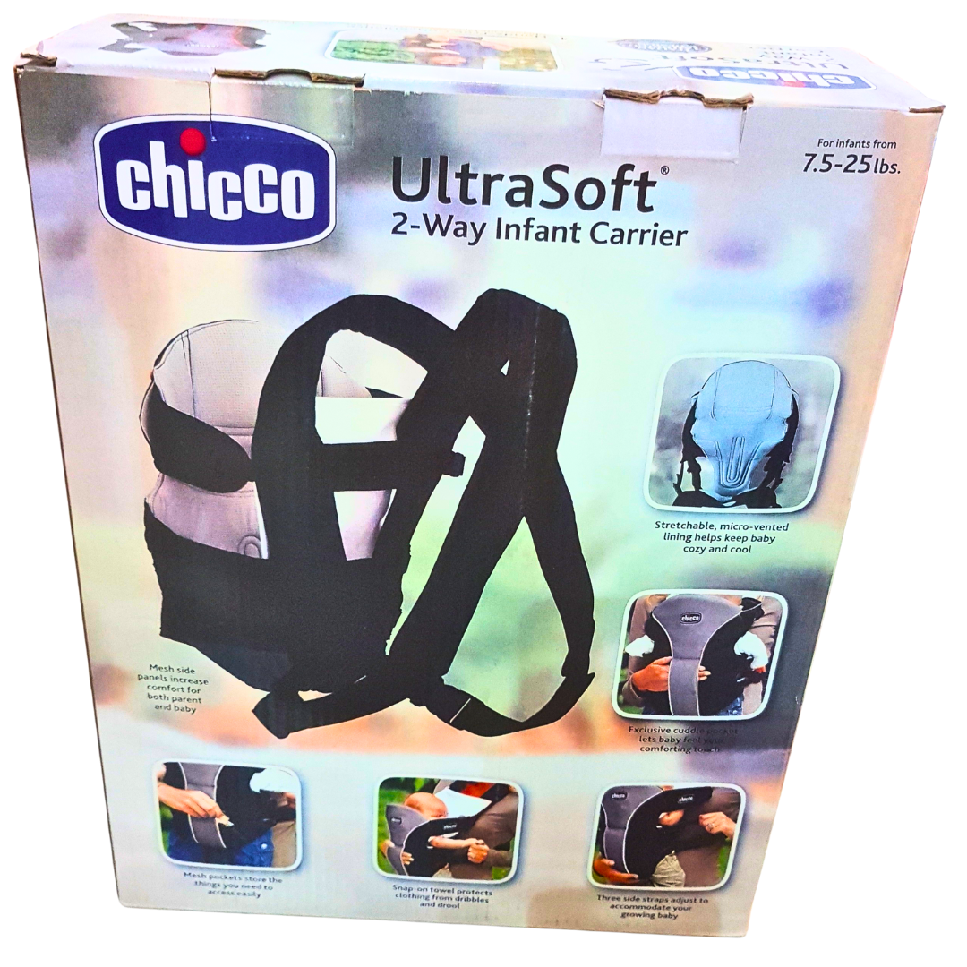 Chicco UltraSoft 2-Way Infant Carrier | Soft & Breathable Baby Carrier for 7.5-25 lbs Secondary image