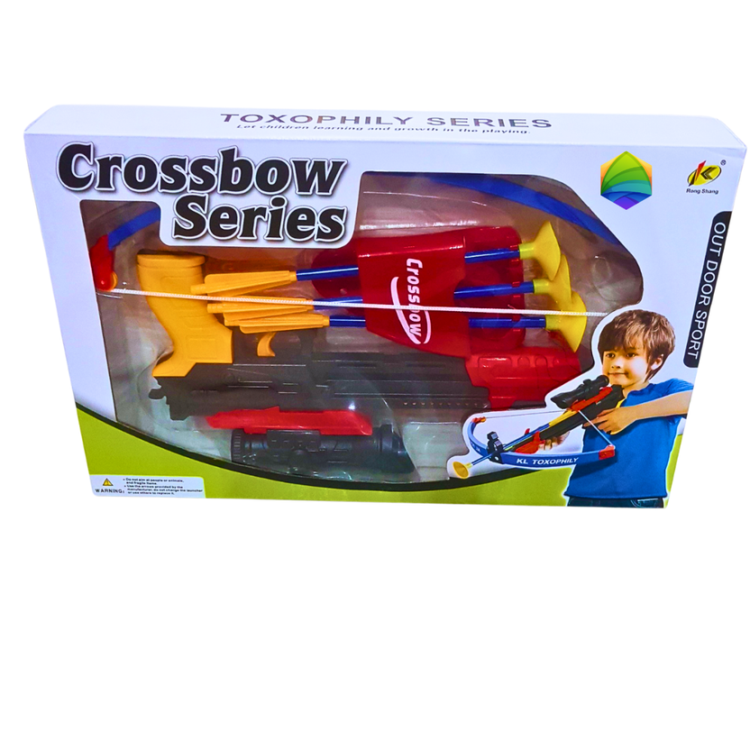Kids Crossbow Toy Set with Suction Arrows – Safe Archery Playset for Boys & Girls (Ages 3+) – Toxophily Series with Target Practice Fun Main image