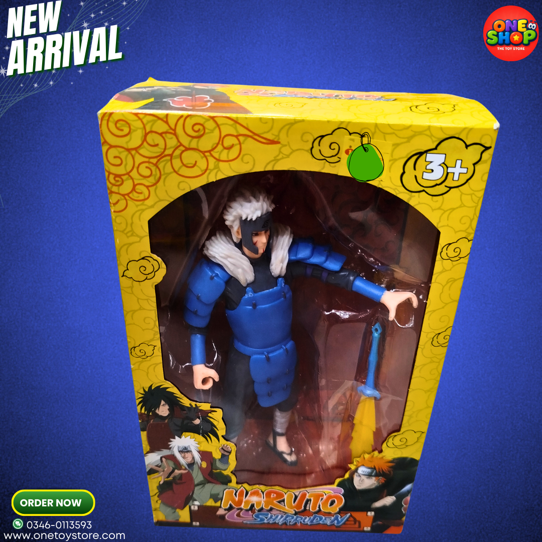Naruto Shippuden Action Figure for Kids – Anime Collectible Ninja Toy with Weapon | Large Character Figure (3+ Years)