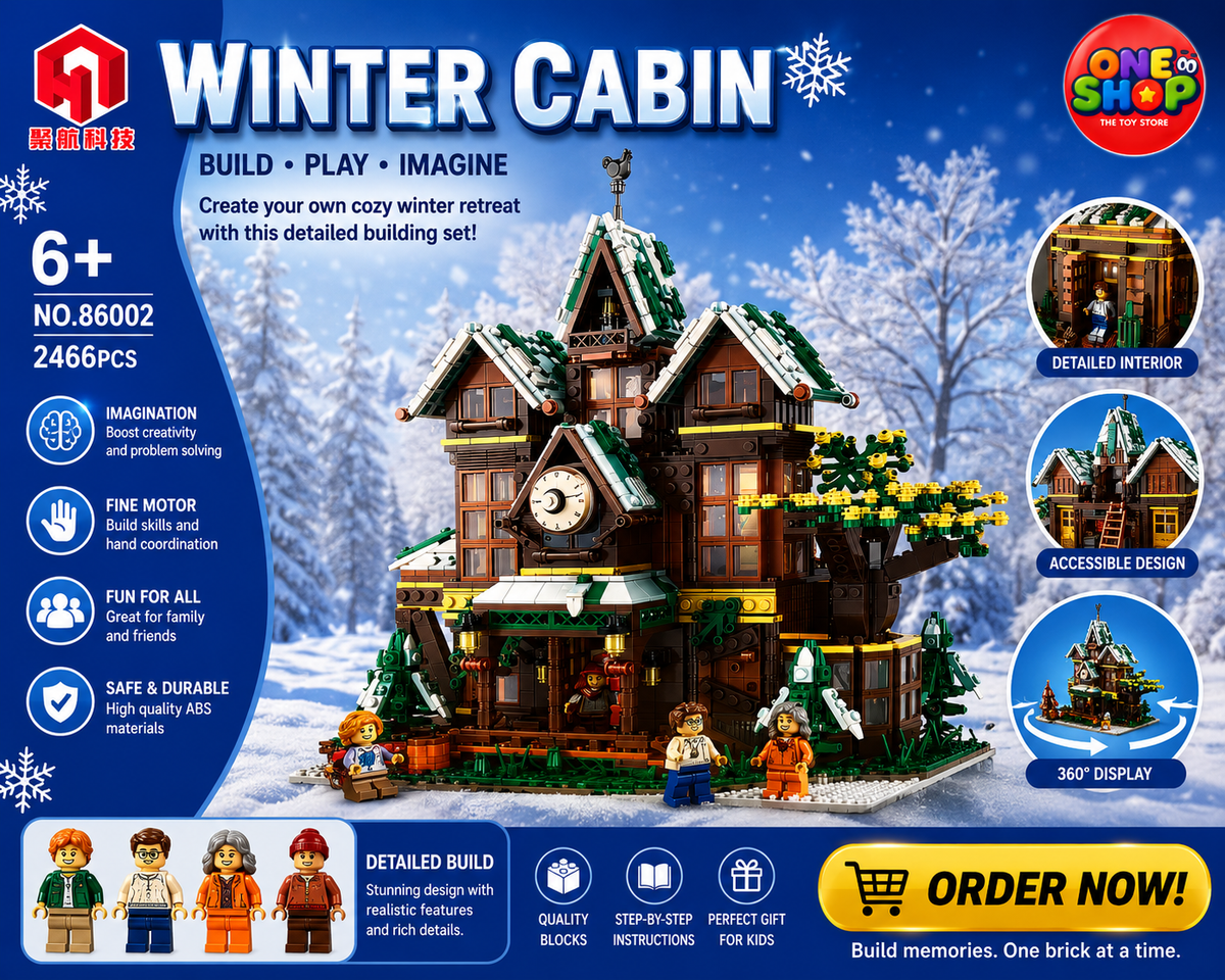 Fantasy Tree House Building Blocks Set 2466 Pieces – Large Woodland Cottage Construction Toy for Kids & Collectors | Creative STEM Building Set with Mini Figures