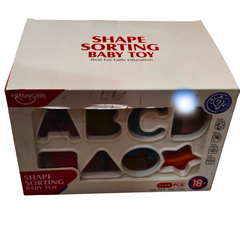 Huanger Shape Sorting Baby Toy – 15-Piece Educational Learning Box for Toddlers (18+ Months) | Color & Shape Recognition Toy for Kids