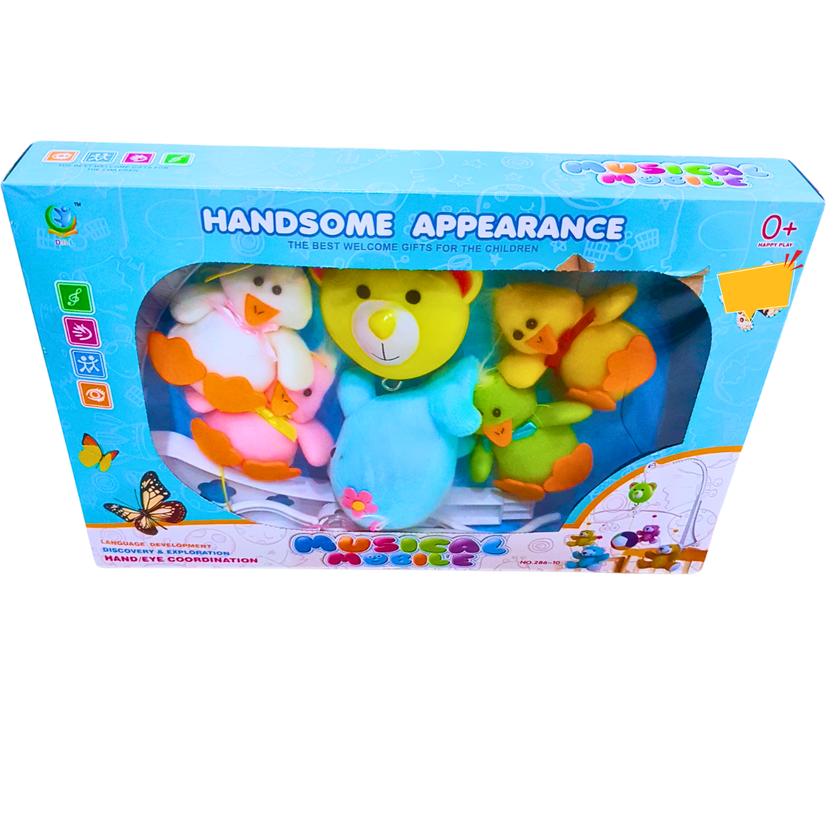 Huanger Musical Crib Mobile - Rotating Toys, Soothing Lights & Melodies for Newborns (0+ Months) Main image