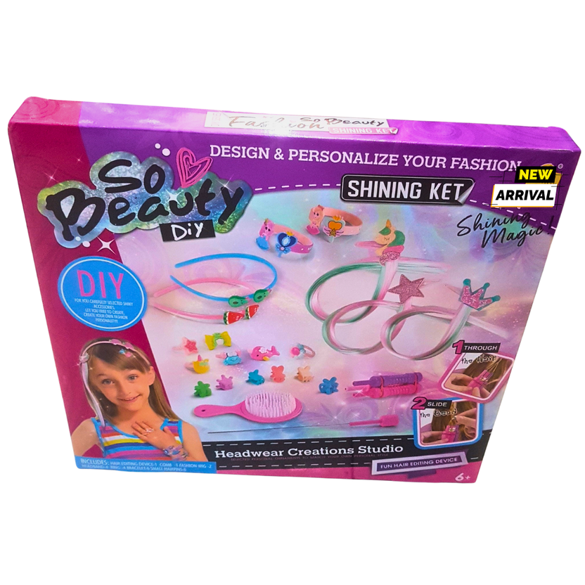 So Beauty DIY Headwear Creations Studio – Design Your Own Hairbands & Accessories – Creative Fashion Playset for Kids (6+ Years) Main image