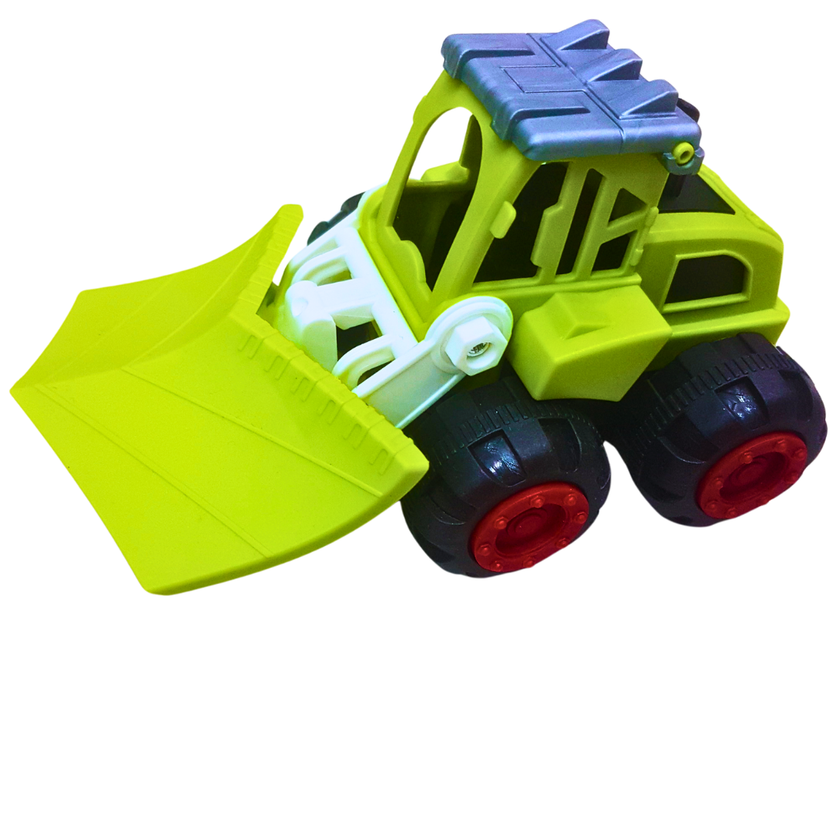 Friction Powered Construction Vehicle Toy for Kids – Bulldozer / Loader / Roller Truck (Each Sold Separately) – Push & Go Engineering Truck for Toddlers Age 3+ Main image