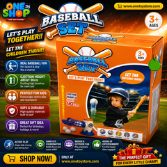 Kids Baseball Batting Set with Automatic Ball Launcher – Indoor & Outdoor Sports Toy for Boys & Girls | Baseball Training Game Ages 3+