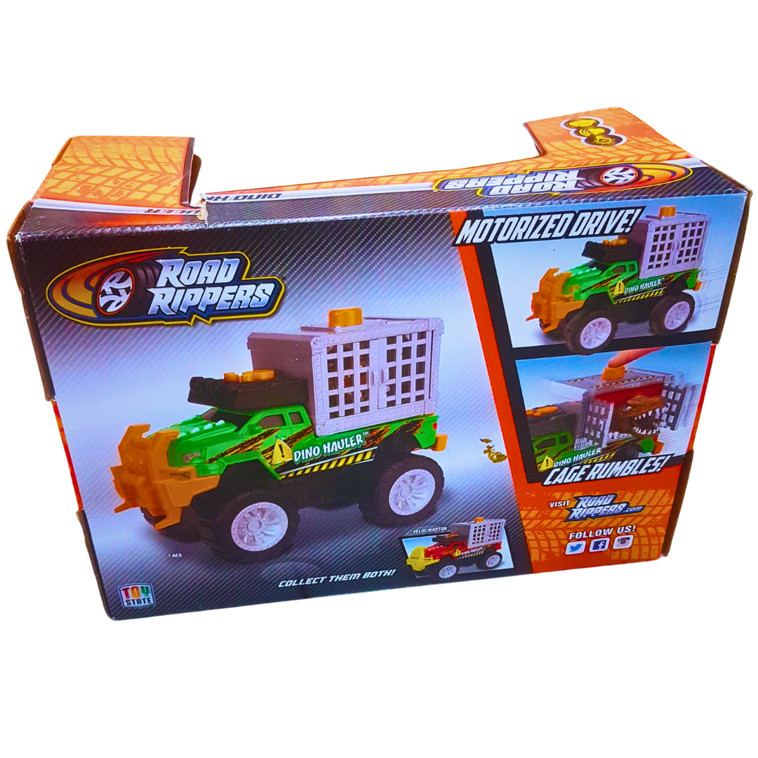 Road Rippers Dino Hauler Velociraptor Truck – Motorized Dinosaur Transport Toy with Sound & Lights | Action Vehicle for Boys (3+ Years) Secondary image