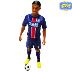 Mbappé Football Action Figure – 8 Inch PSG Toy for Kids | Limited Edition #7 Soccer Star Collectible