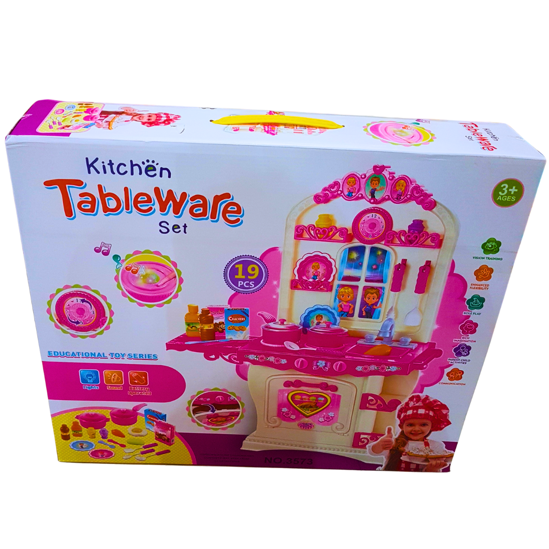 Kitchen Tableware Set - 19 Pieces