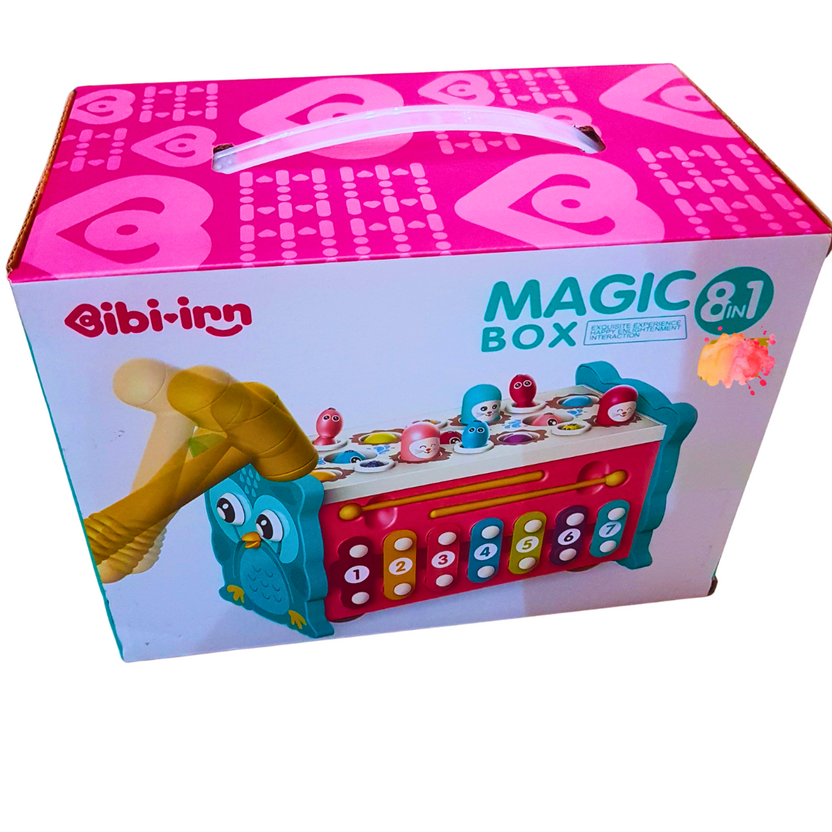 Bibi-iryn Magic Box 8-in-1 Educational Activity Center - Interactive Learning Toy for Kids Main image