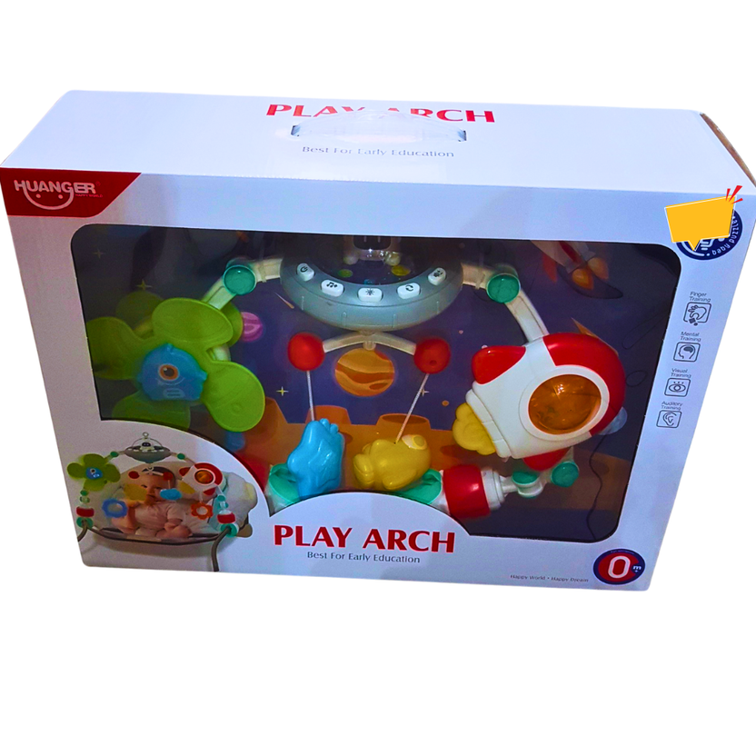 Huanger Baby Play Arch - Interactive Hanging Toys & Space-Themed Sensory Development (0+ Months) Main image