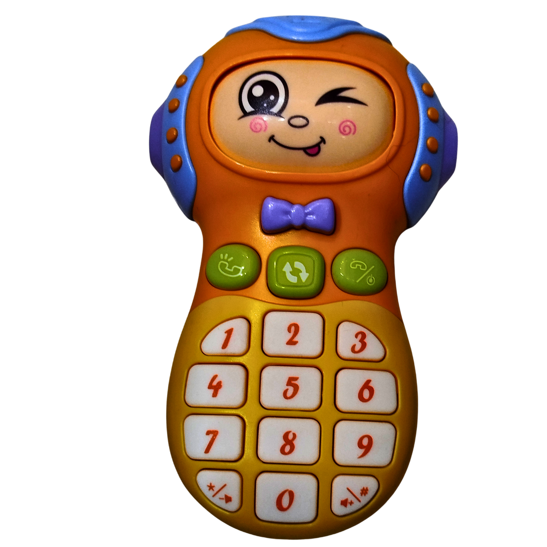 Baby Musical Learning Phone Toy – Light & Sound Mobile for Toddlers (Each Sold Separately) | Early Education Toy for Babies 12M+