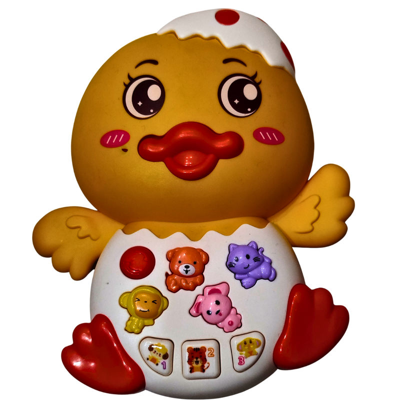 Baby Musical Duck Toy – Light & Sound Early Learning Toy for Infants | Fun Educational Animal Toy with Music and Numbers Main image