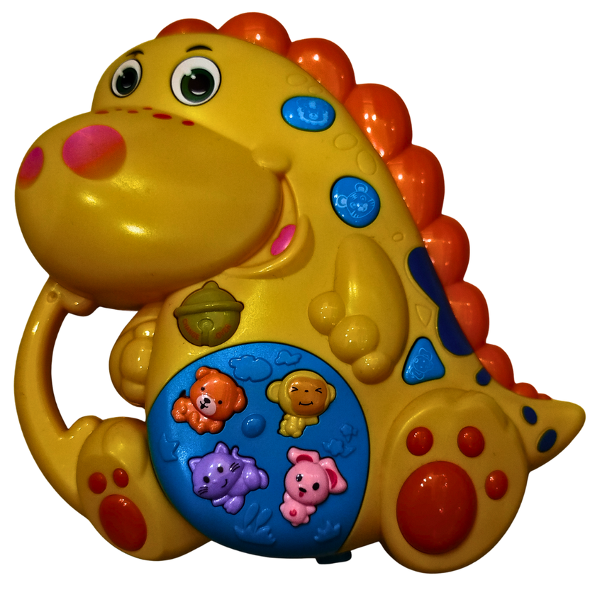 Baby Musical Dinosaur Toy – Light & Sound Educational Toy for Infants | Early Learning Animal Toy (Each Sold Separately) Main image
