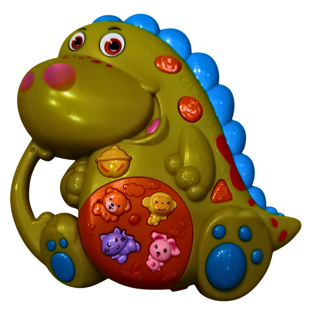 Baby Musical Dinosaur Toy – Light & Sound Educational Toy for Infants | Early Learning Animal Toy (Each Sold Separately)