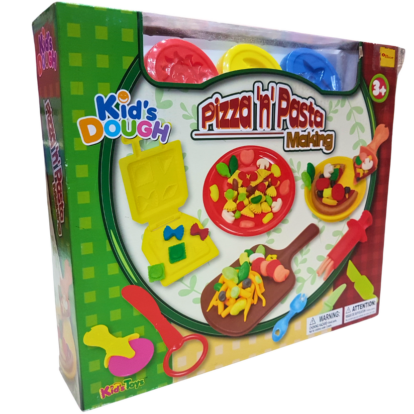 Kid's Dough Pizza & Pasta Maker Playset - Culinary Creativity for Young Chefs Main image