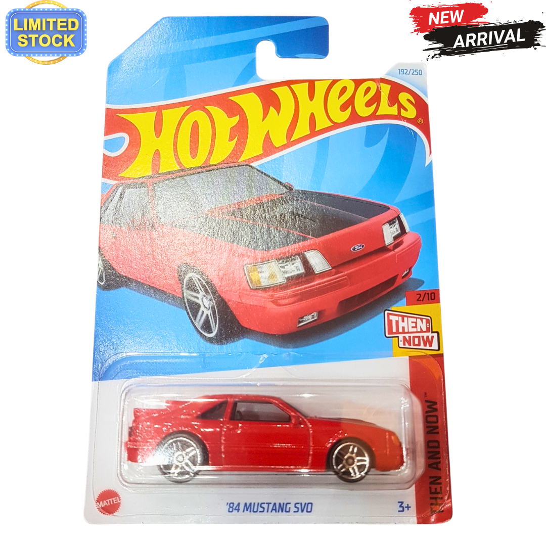 Hot Wheels 'Then and Now' 1984 Ford Mustang SVO - Limited Edition (Number 192/250) Secondary image