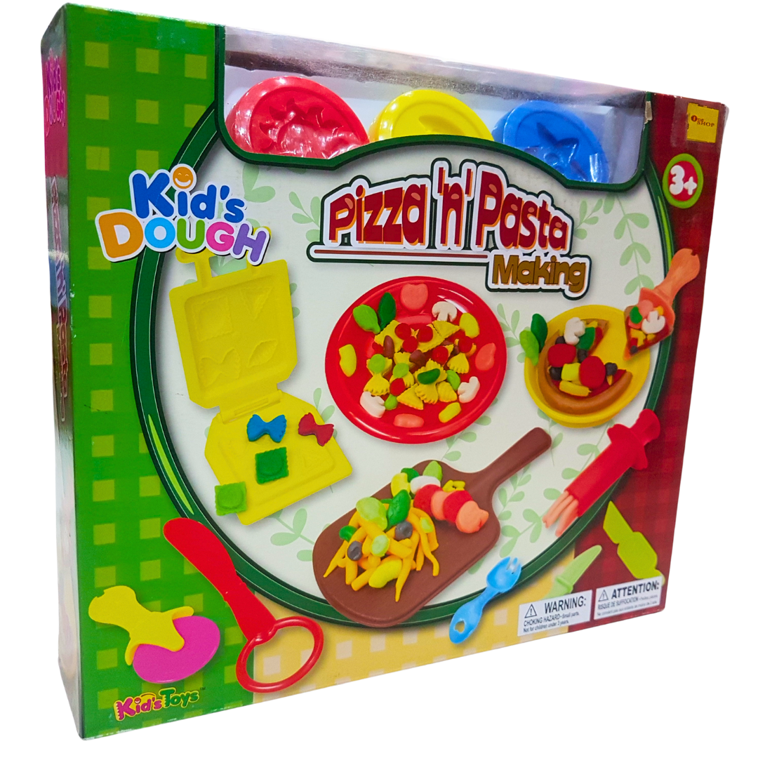 Kid's Dough Pizza & Pasta Maker Playset - Culinary Creativity for Young Chefs