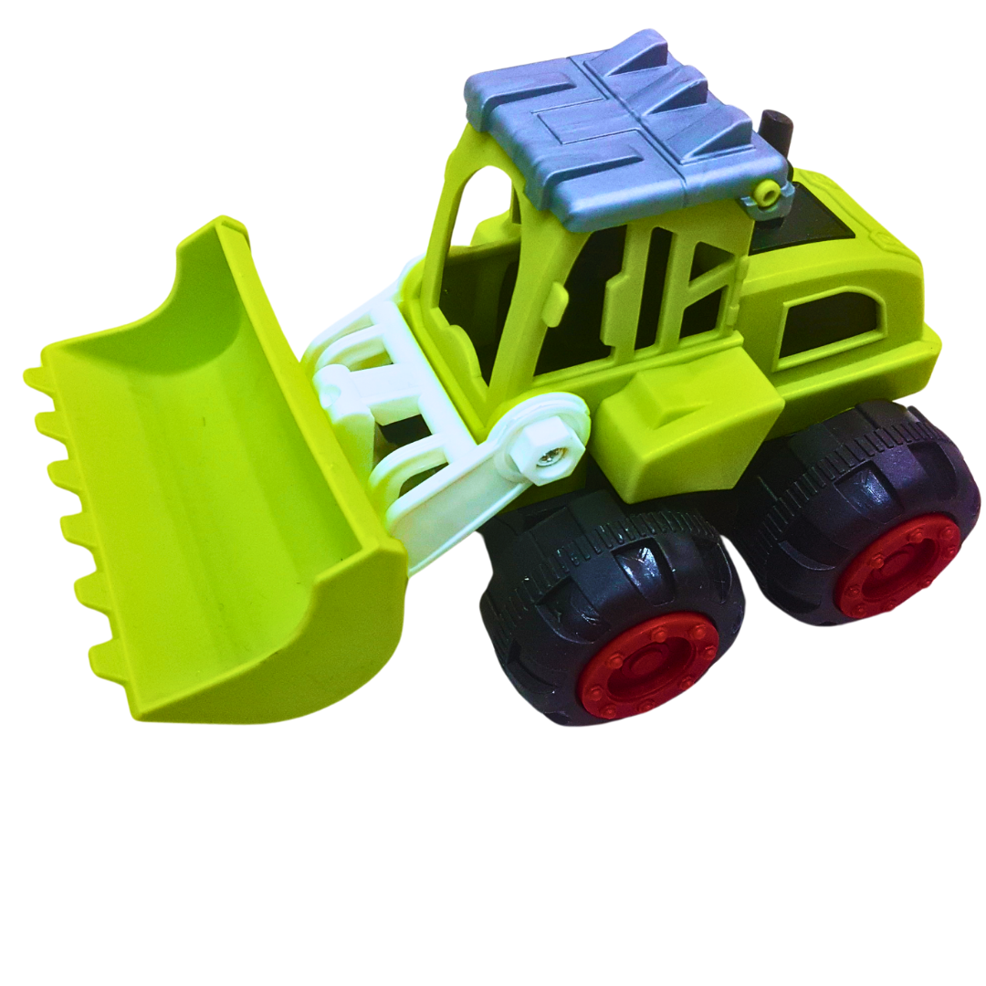 Friction Powered Construction Vehicle Toy for Kids – Bulldozer / Loader / Roller Truck (Each Sold Separately) – Push & Go Engineering Truck for Toddlers Age 3+ Secondary image