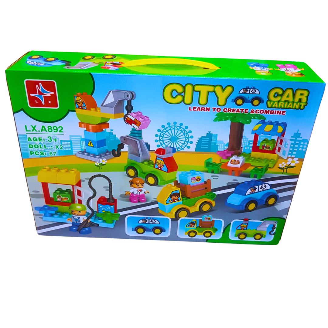 City Car Building Blocks Set for Kids | 67 Pieces | Educational & Creative Play | Ages 3+ Secondary image